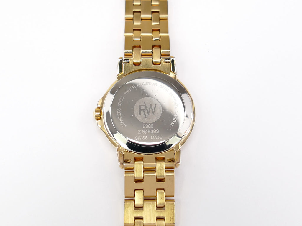 Raymond Weil Tango 5360 stainless steel case back