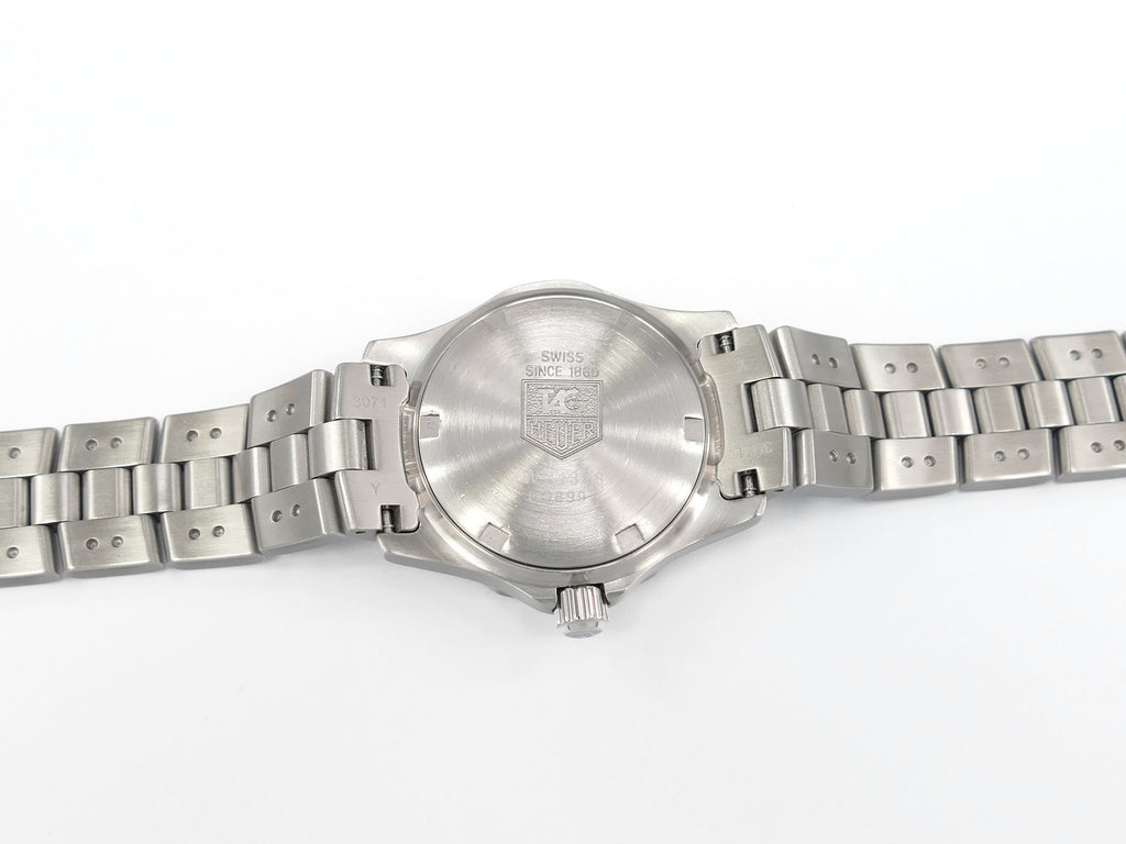 TAG Heuer 2000 Exclusive WN1318 stainless steel screw down case back