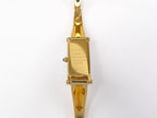 Gucci 1500L 18k Gold Plated case back
