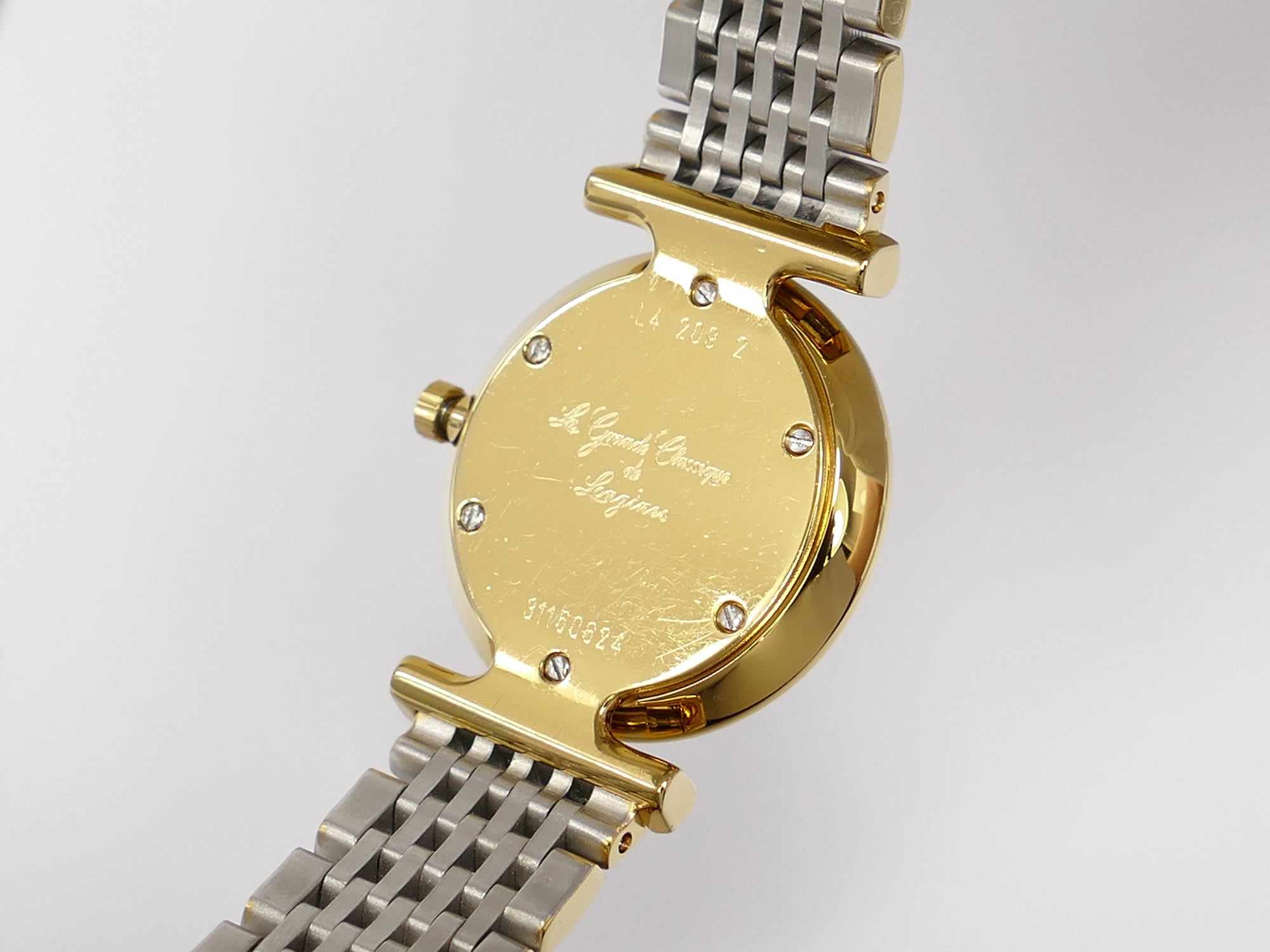 Longines La Grande Classique L4.209.2 Gold PVD case back