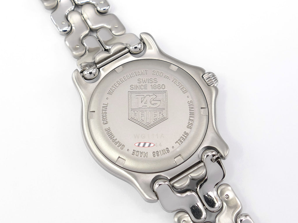 TAG Heuer SEL WG111A stainless steel screw down case back