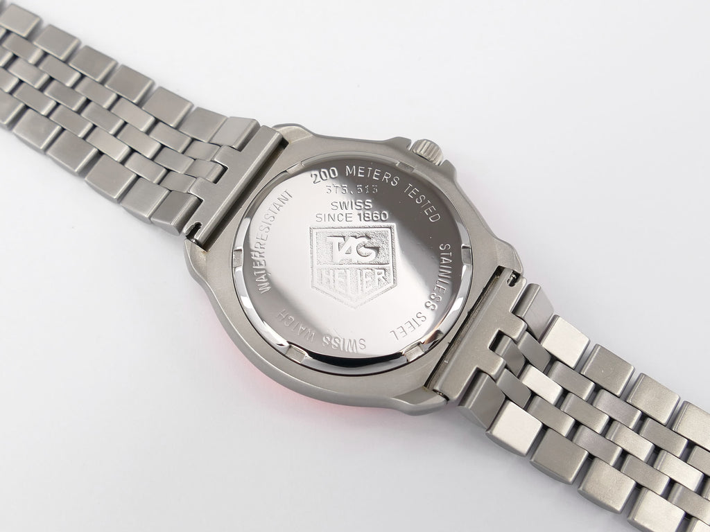 TAG Heuer Formula 1 373.513 stainless steel screw down case back