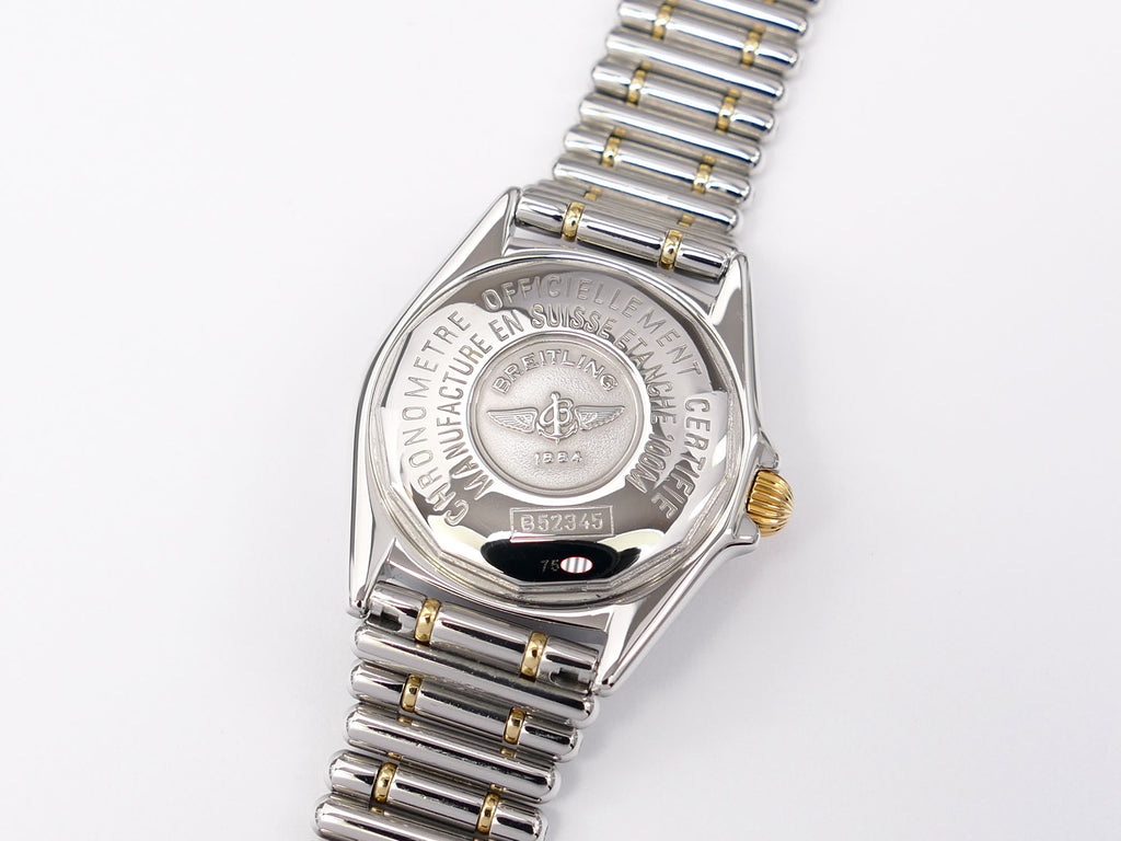 Breitling Callistino B52345 stainless steel screw down case back