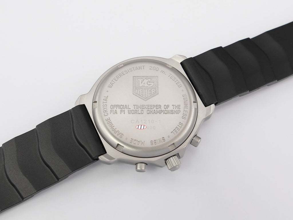 TAG Heuer Formula 1 CA1210-1 stainless steel screw down case back