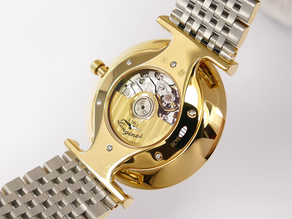 Longines La Grande Classique L4.918.2 exhibition case back calibre L591.2