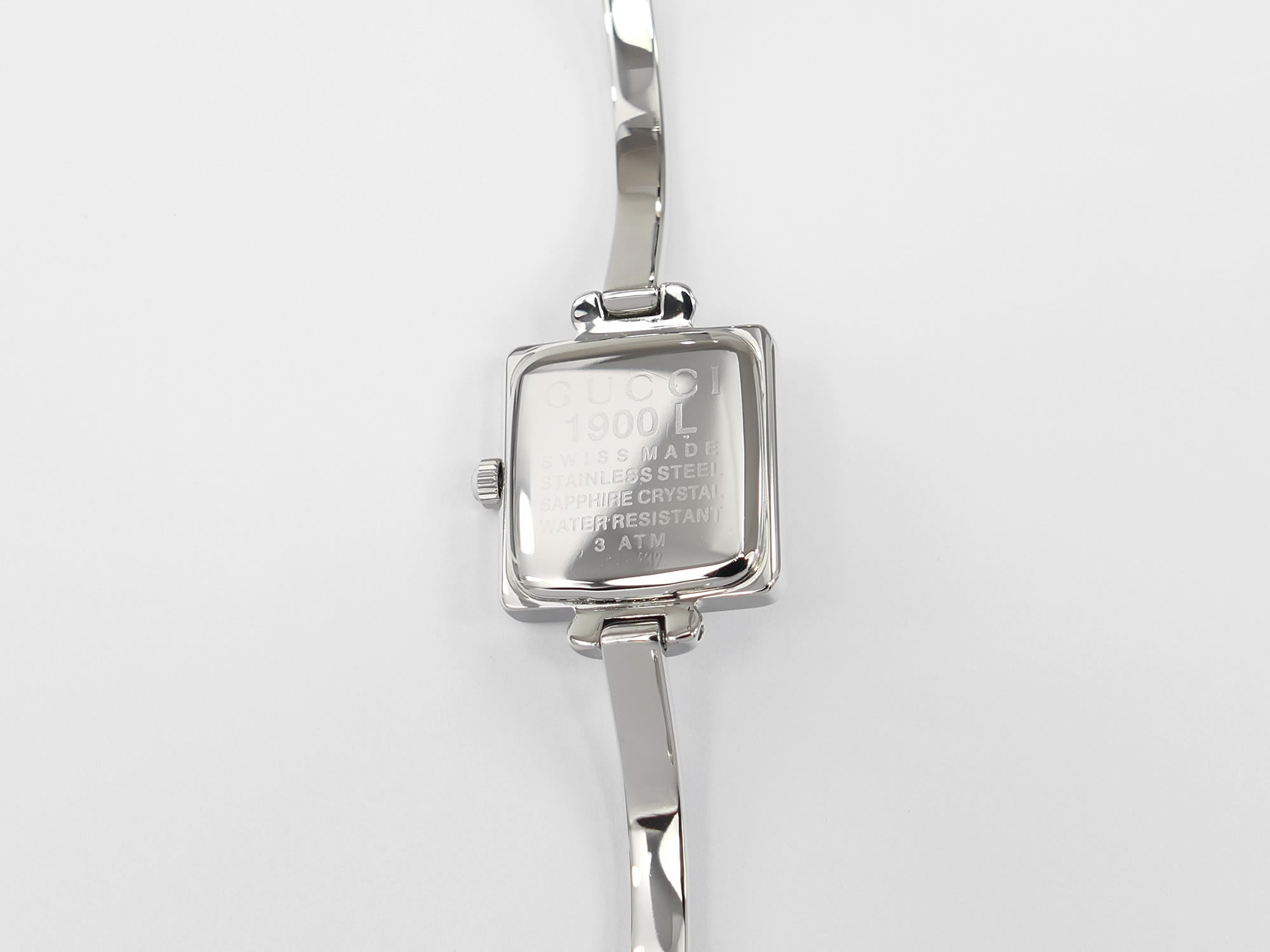 Gucci 1900L Stainless Steel case back