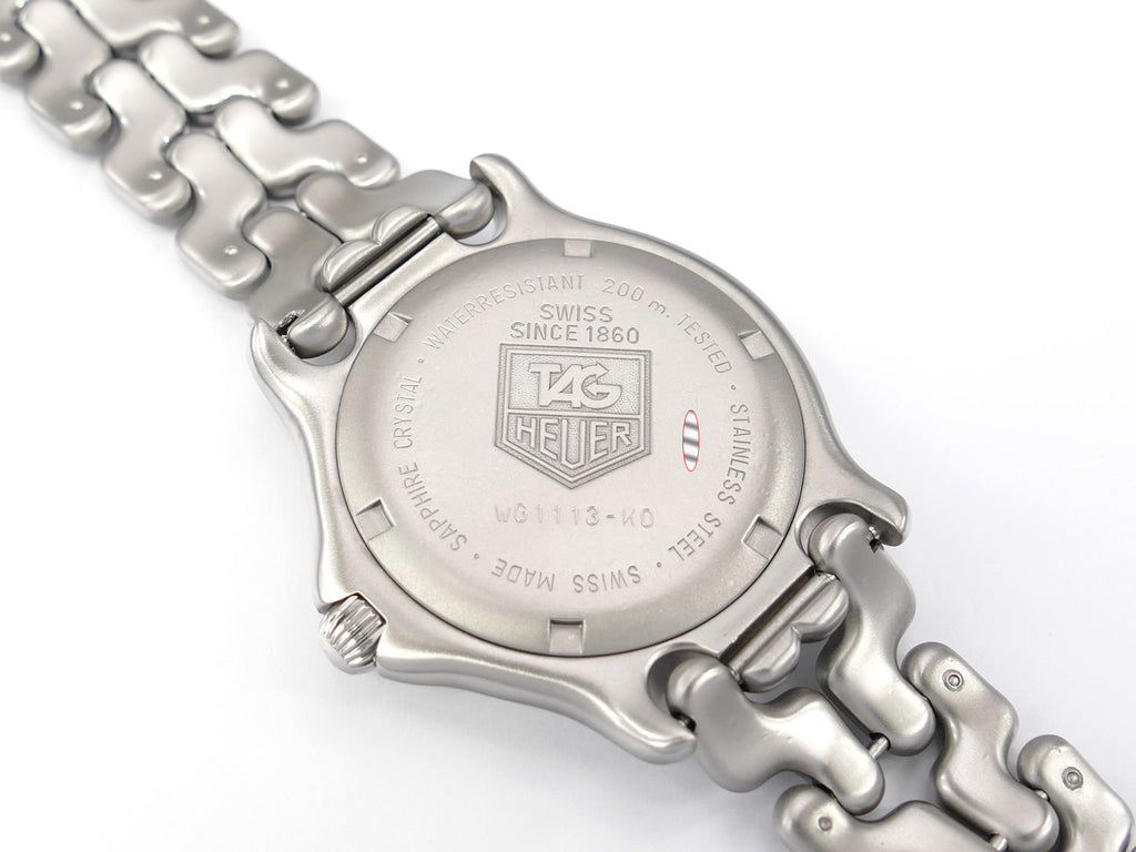 TAG Heuer SEL WG1113-K0 stainless steel screw down case back