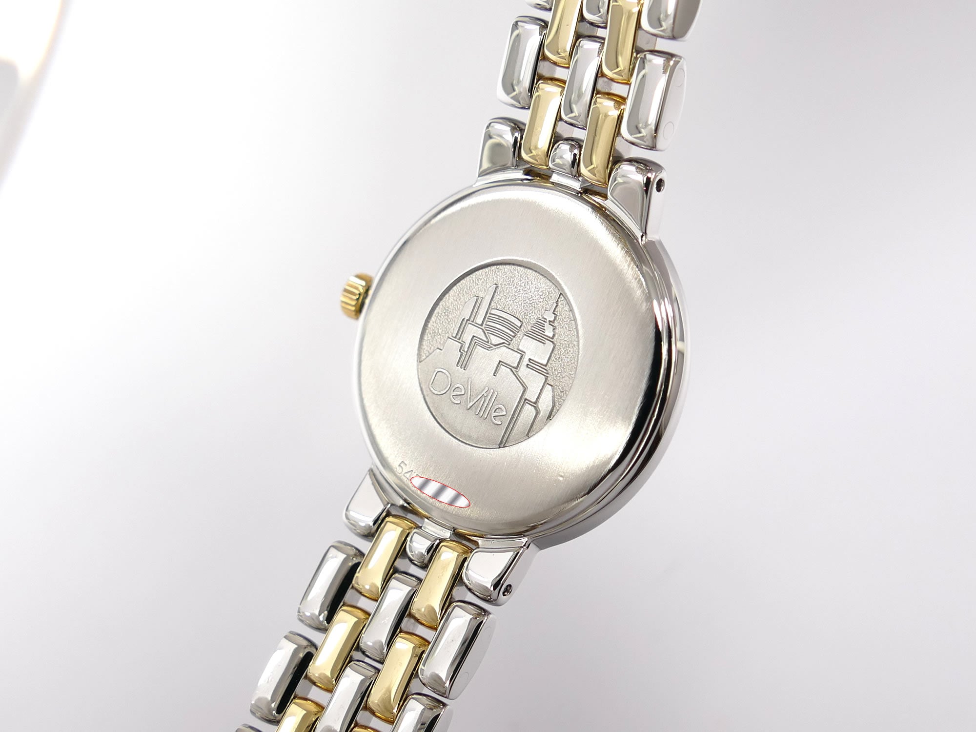 Omega De Ville 7260.33.00 Stainless Steel case back