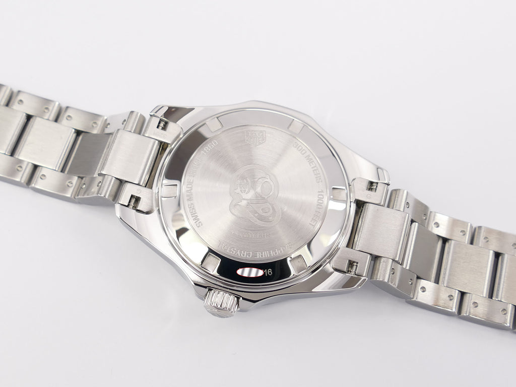 TAG Heuer Aquaracer WAY131S stainless steel screw down case back