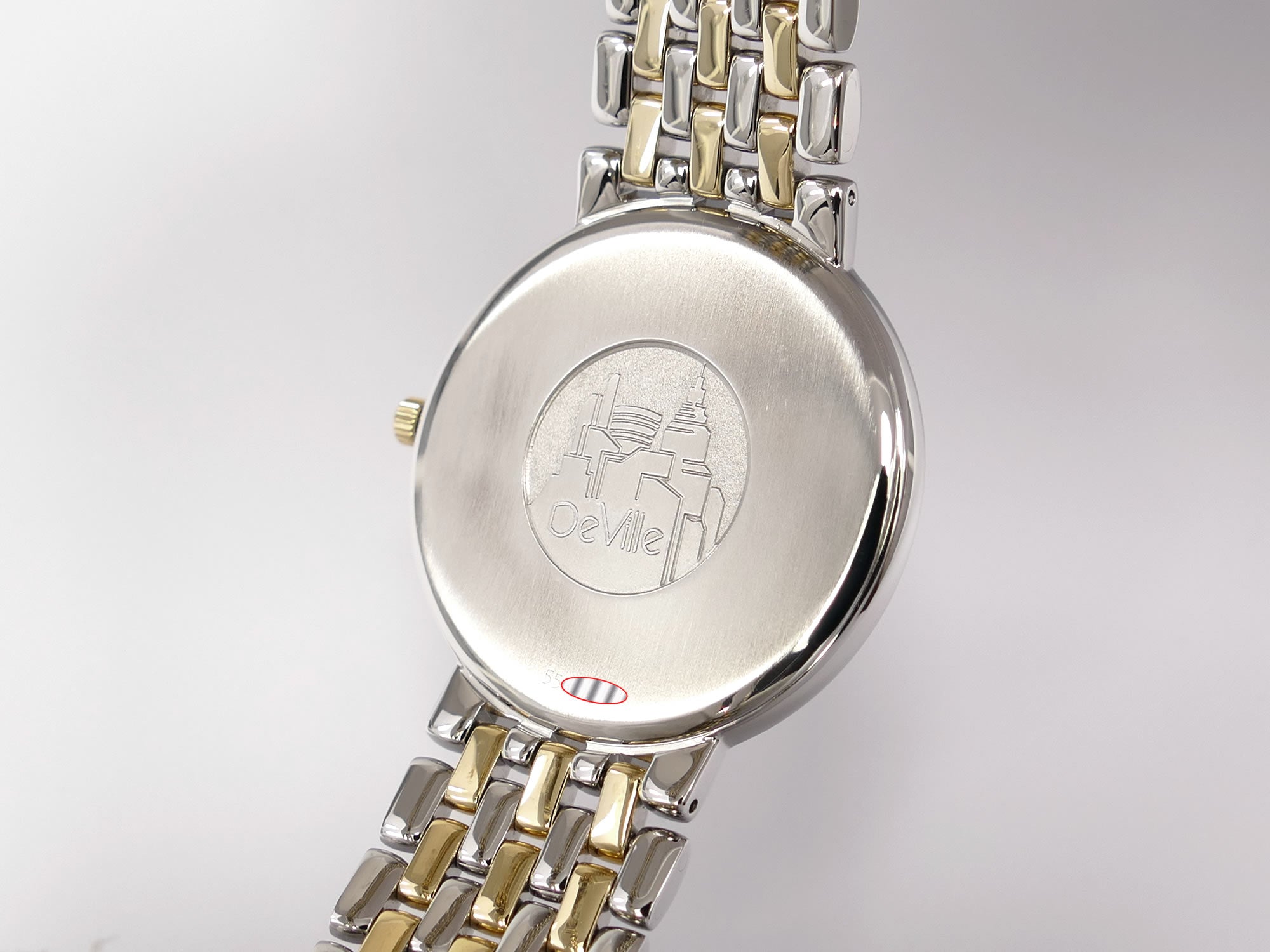 Omega De Ville 7200.23.00 stainless steel case back