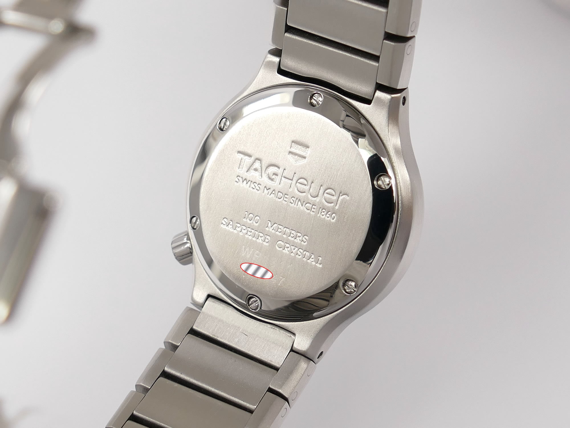 TAG Heuer Alter Ego WP1311 Stainless steel case back