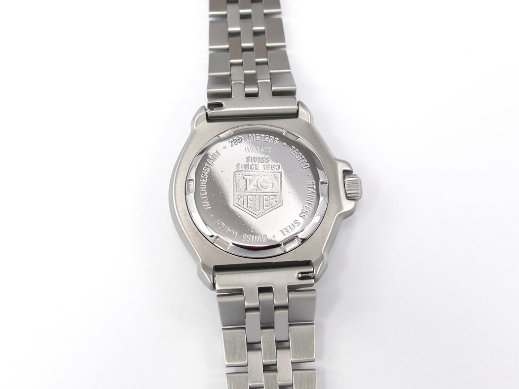 TAG Heuer Formula 1 Ladies WA1412 stainless steel screw down case back