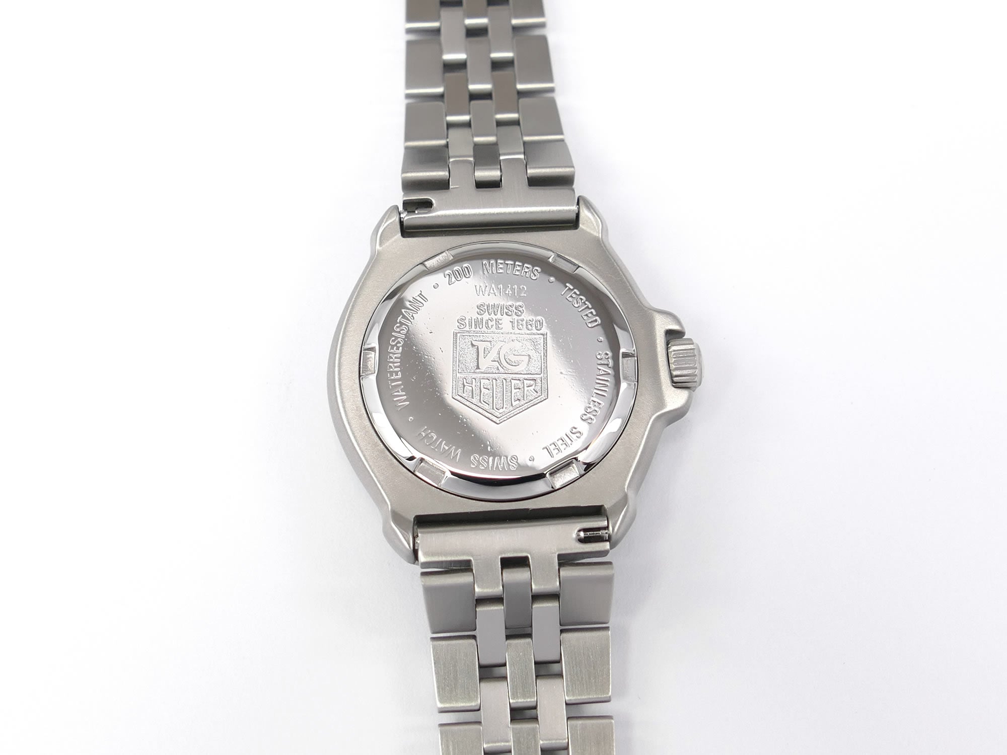 TAG Heuer Formula 1 Ladies WA1412 stainless steel screw down case back