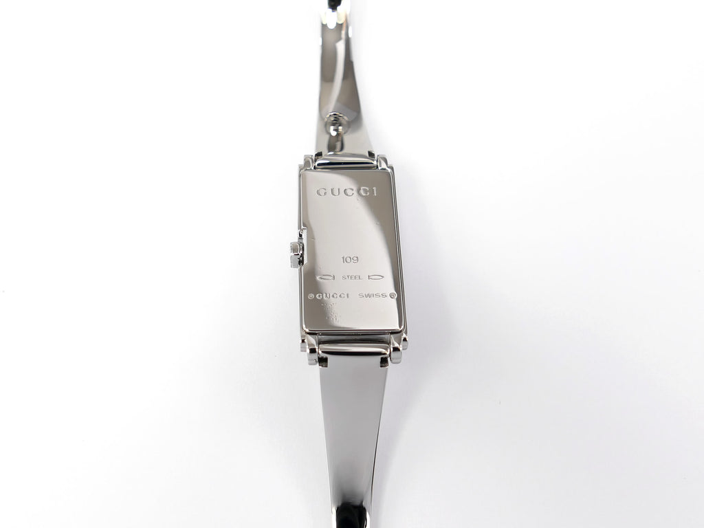 Gucci G-Line 109 Stainless Steel case back