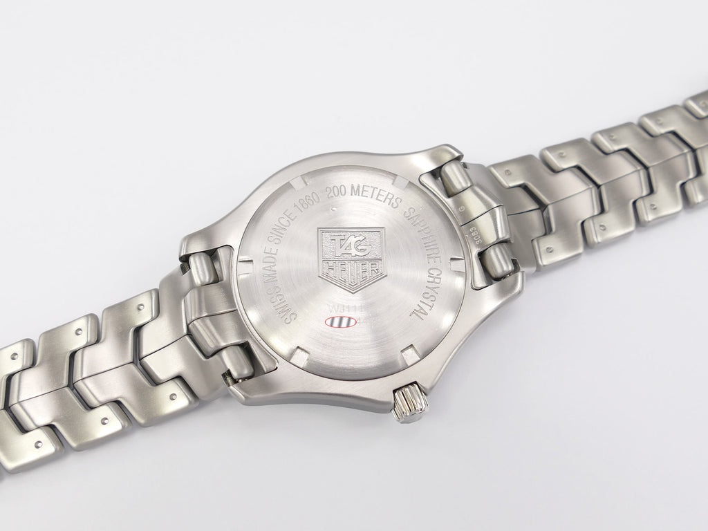 TAG Heuer Link WJ1110-0 stainless steel screw down case back