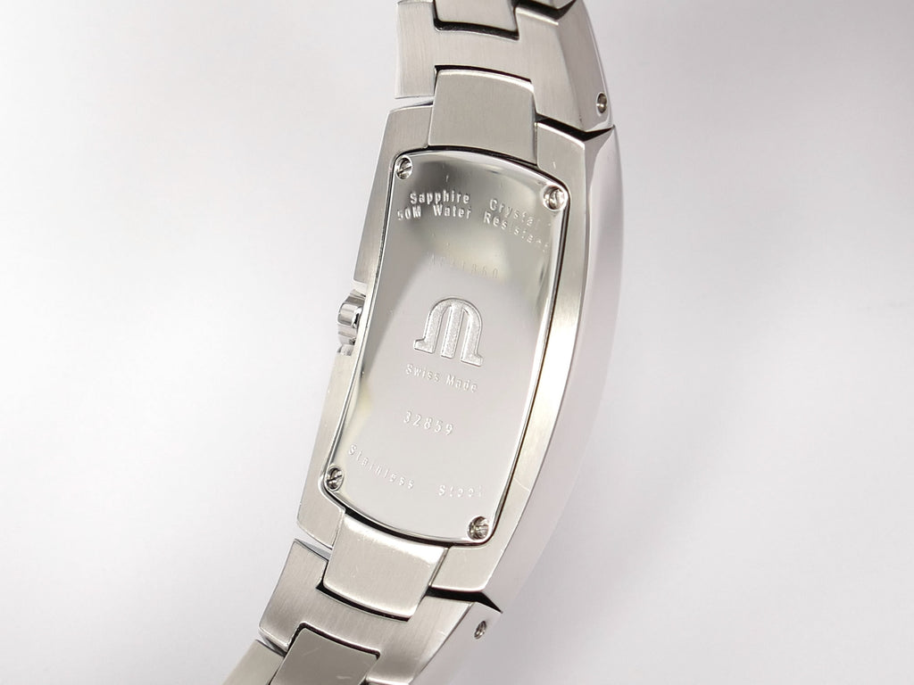 Maurice Lacroix Intuition 32859 Stainless Steel case back