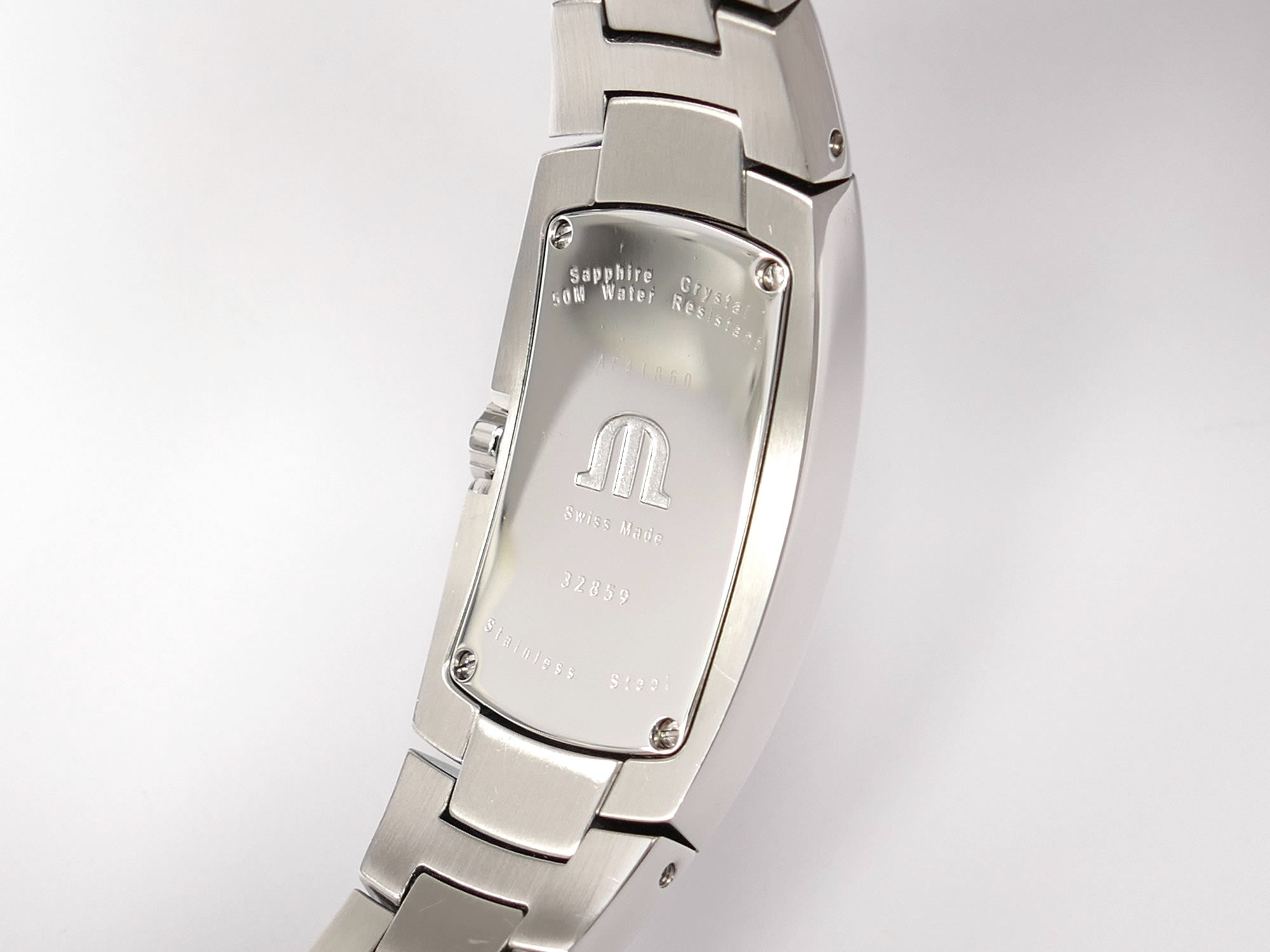 Maurice Lacroix Intuition 32859 Stainless Steel case back