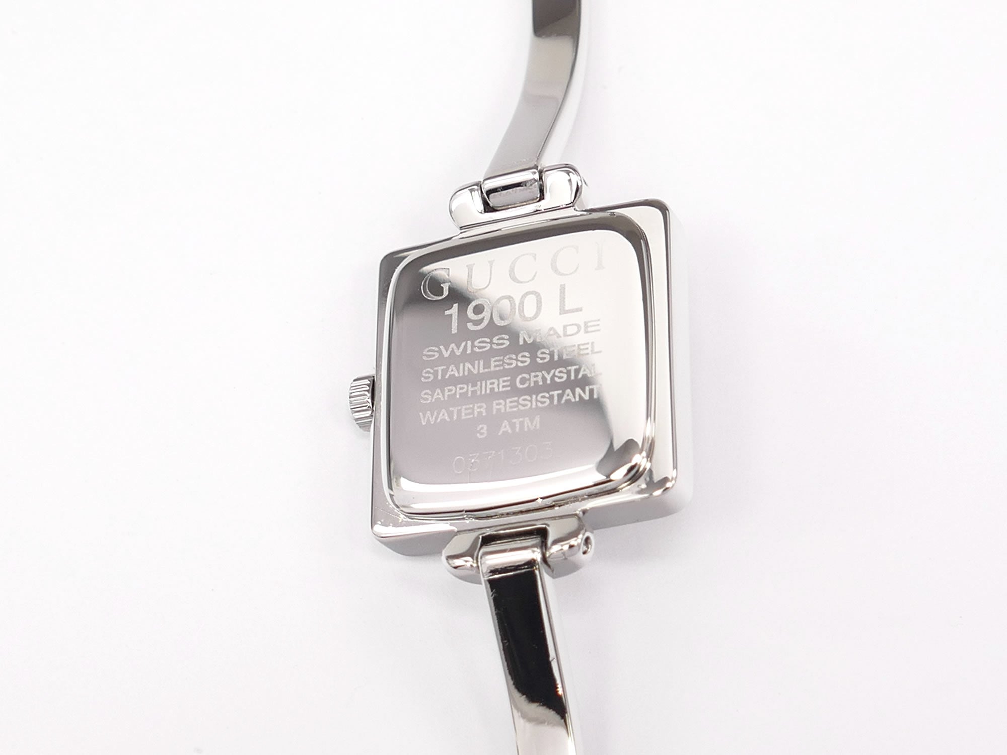 Gucci 1900L Stainless Steel case back