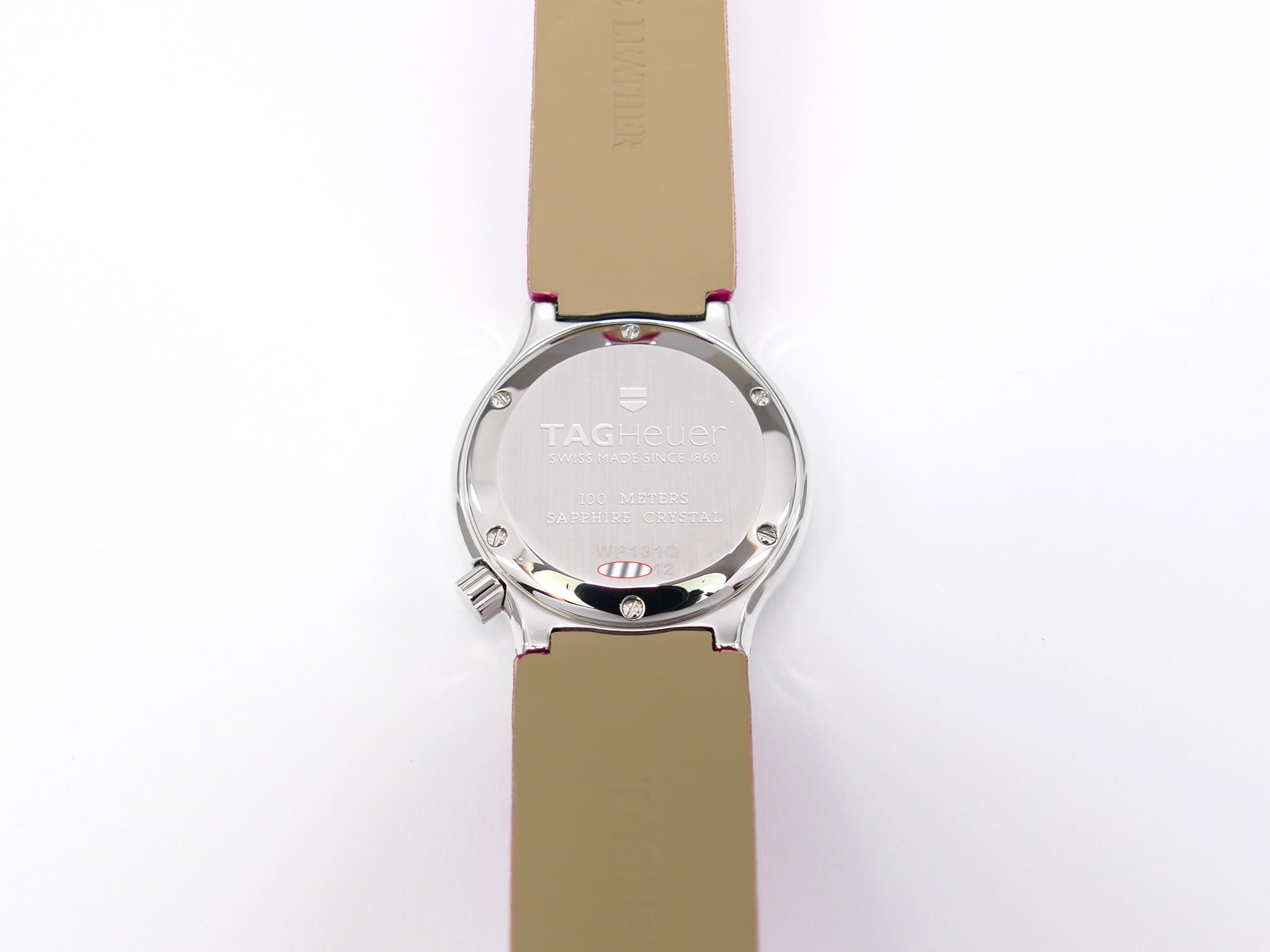 TAG Heuer Alter Ego WP131Q stainless steel case back