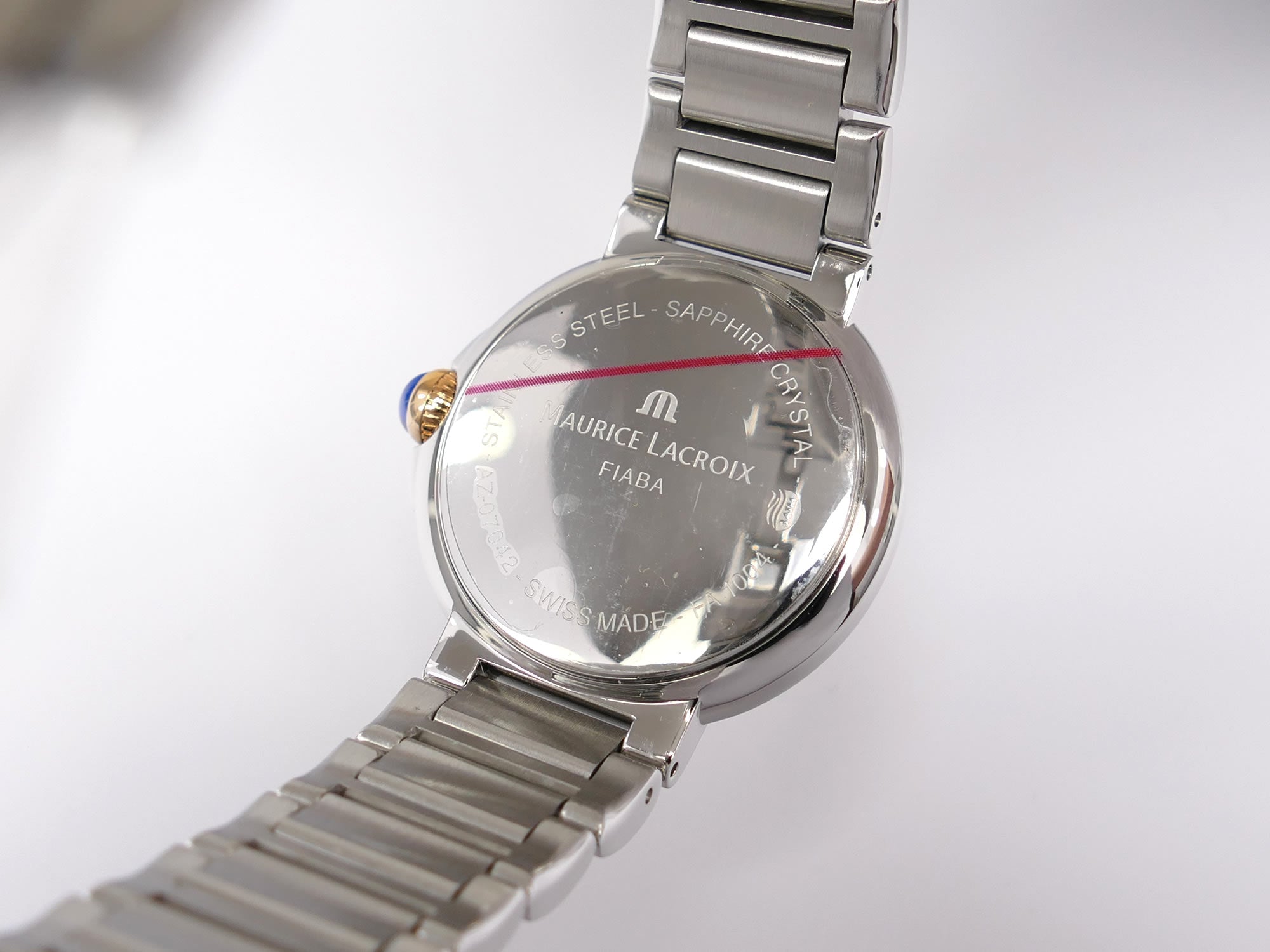 Maurice Lacroix Fiaba FA1004 Stainless steel case back