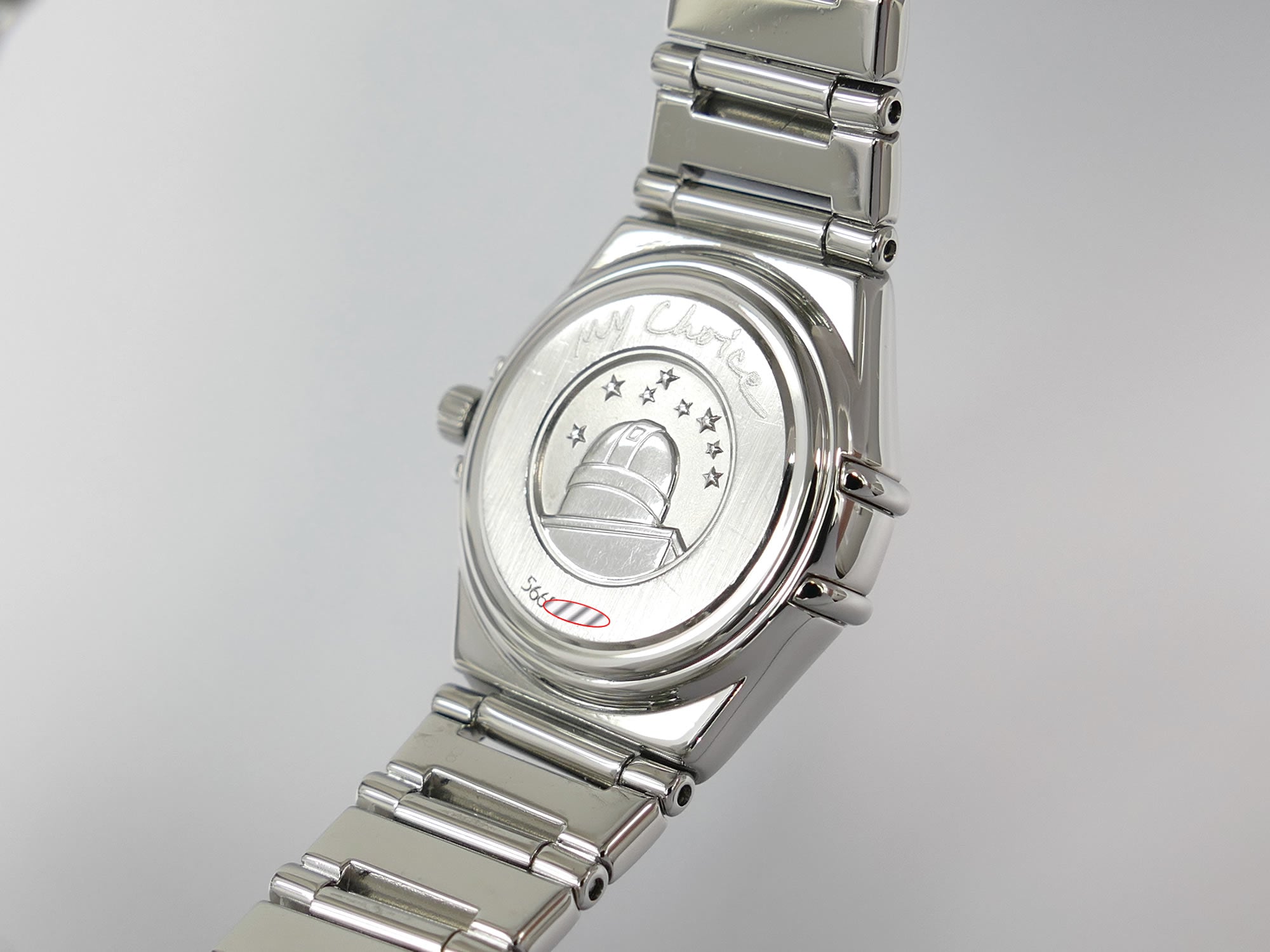 Omega Constellation 1465.71.00 stainless steel case back