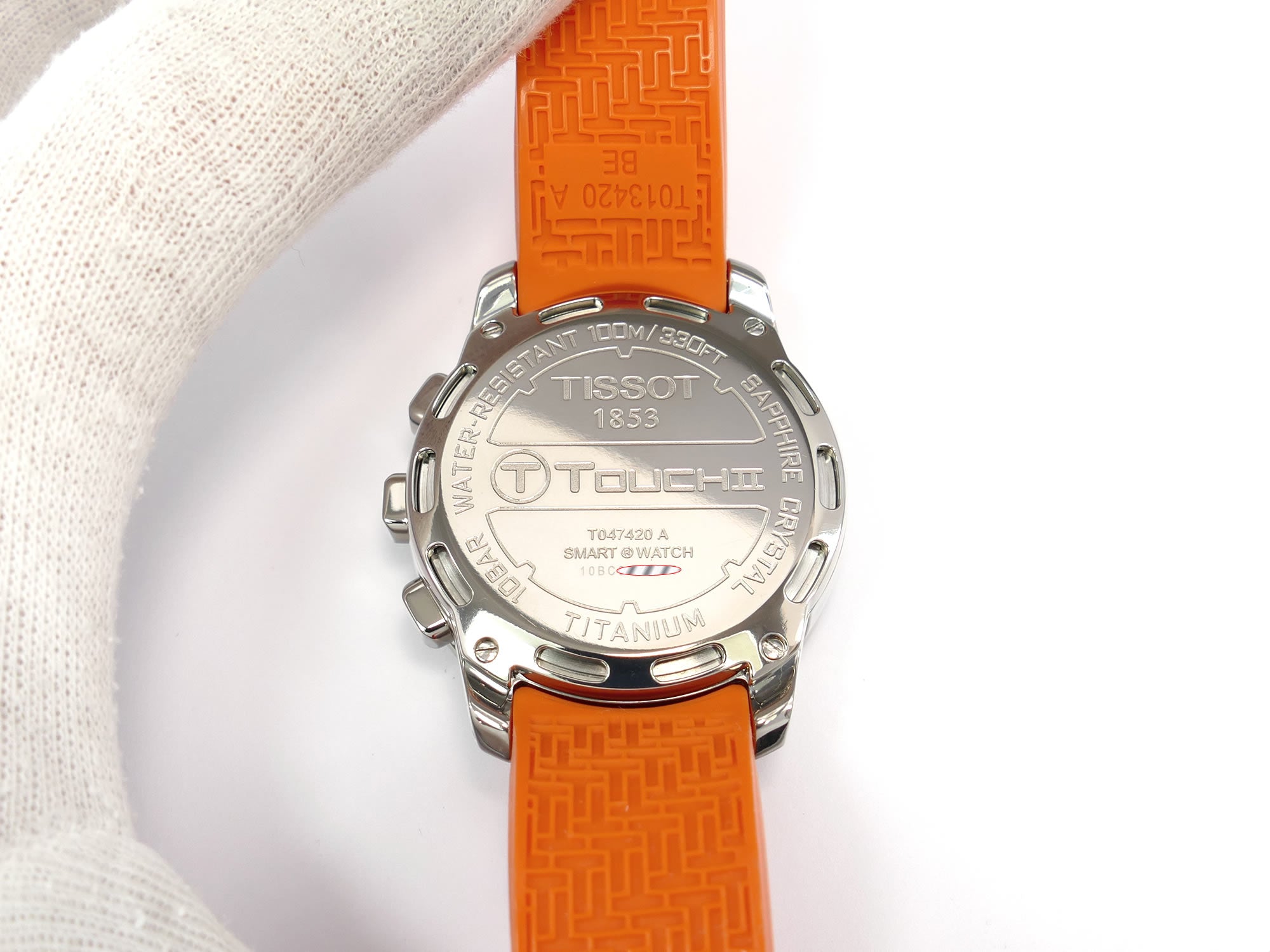 Tissot T-Touch II T047420A Titanium case back