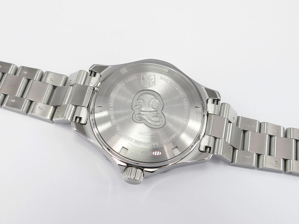 TAG Heuer Aquaracer Calibre 5 WAP2010 stainless steel screw down case back