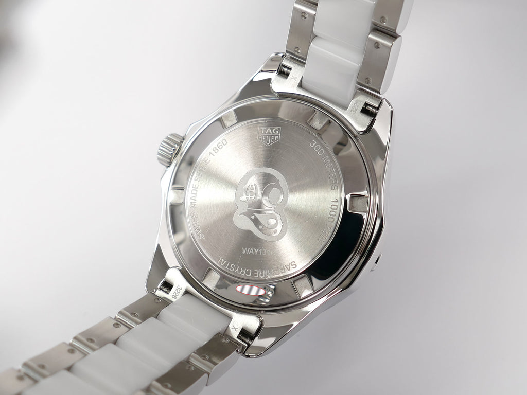 TAG Heuer Aquaracer WAY131D stainless steel screw down case back