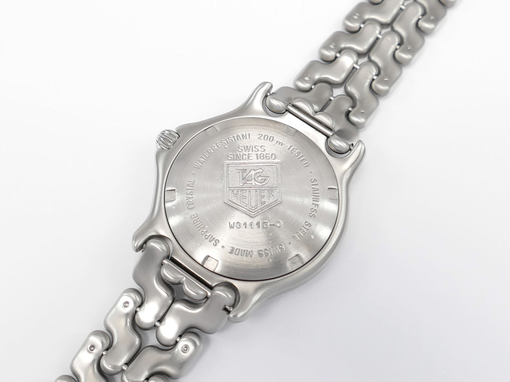 TAG Heuer SEL WG1113-0 stainless steel screw down case back