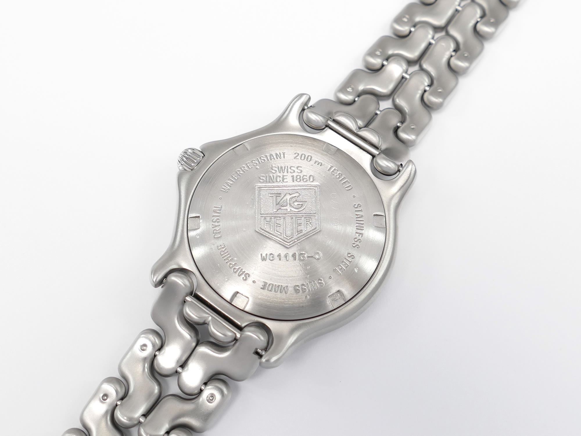 TAG Heuer SEL WG1113-0 stainless steel screw down case back