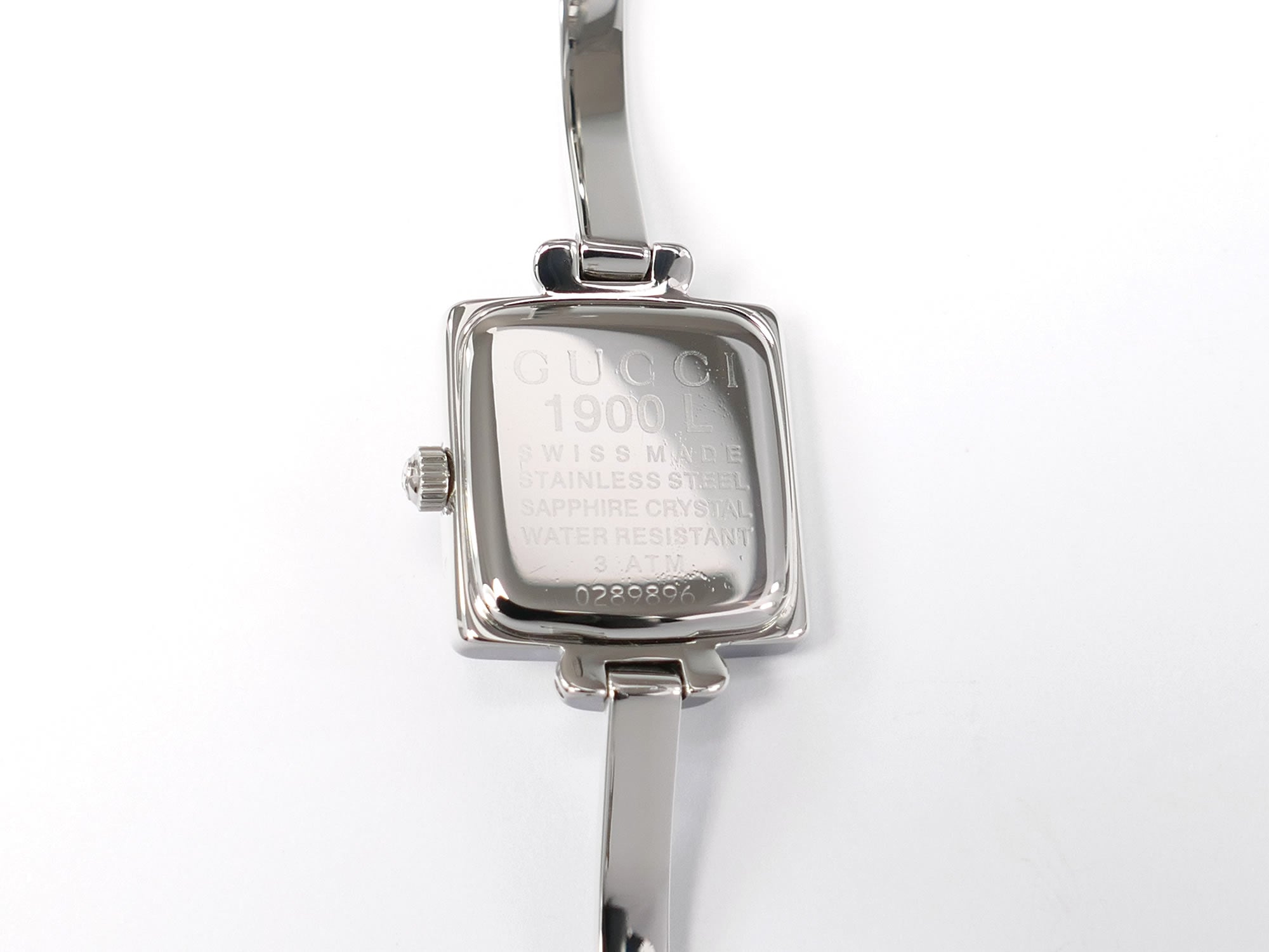 Gucci 1900L Stainless Steel case back