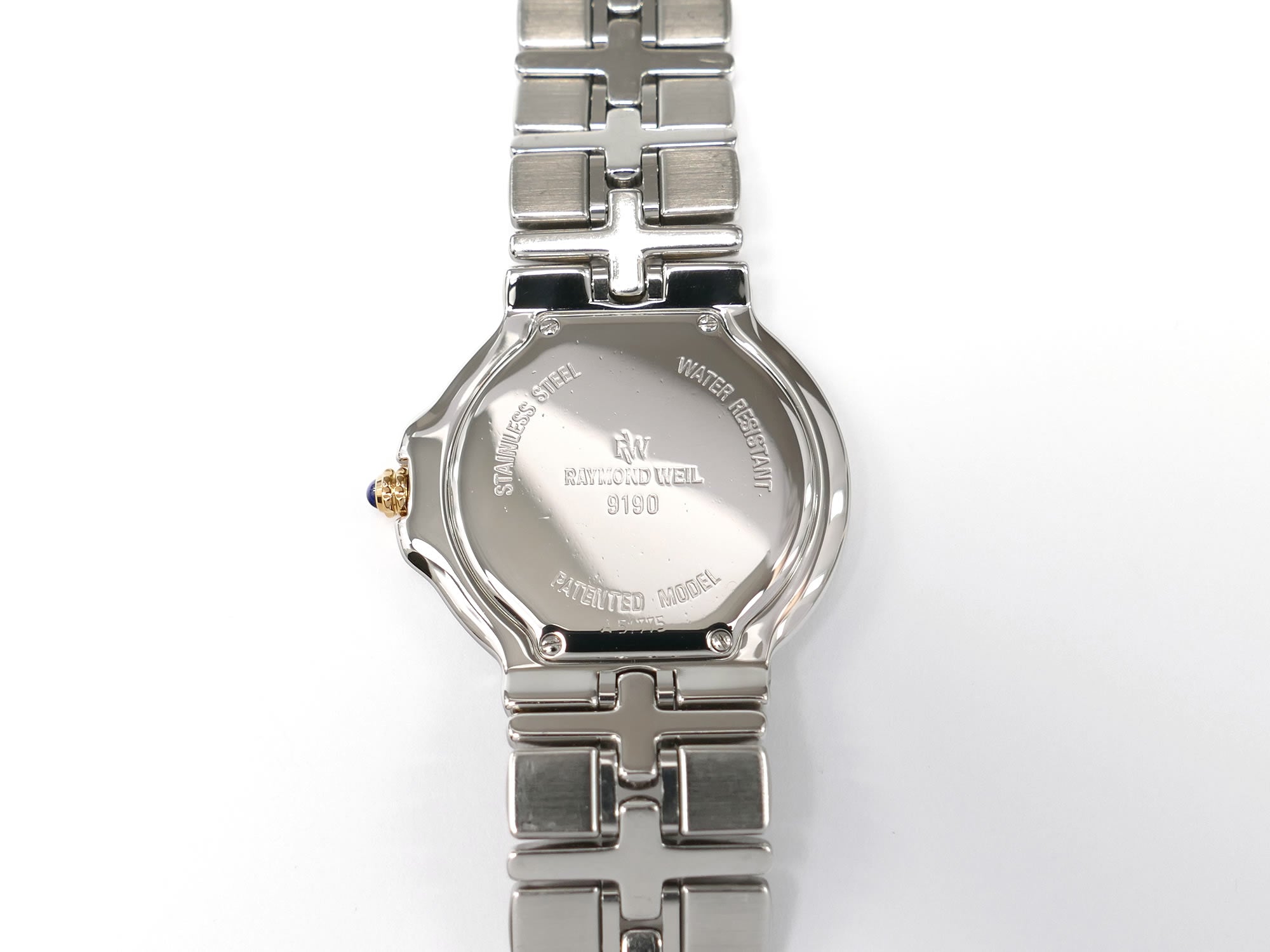 Raymond Weil Parsifal 9190 stainless steel case back