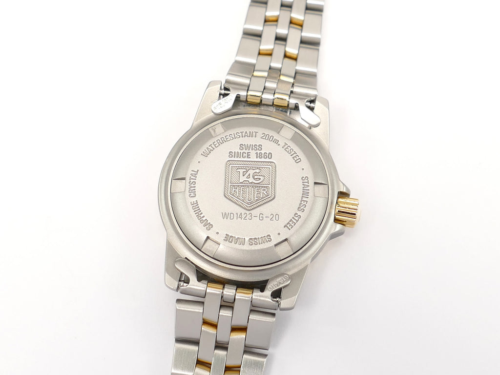TAG Heuer 1500 WD1423-G-20 stainless steel screw down case back