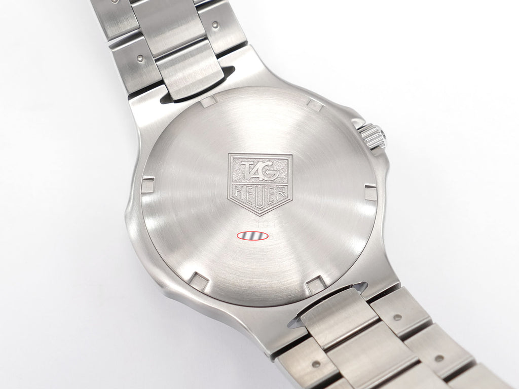 TAG Heuer Kirium WL1013 stainless steel screw down case back