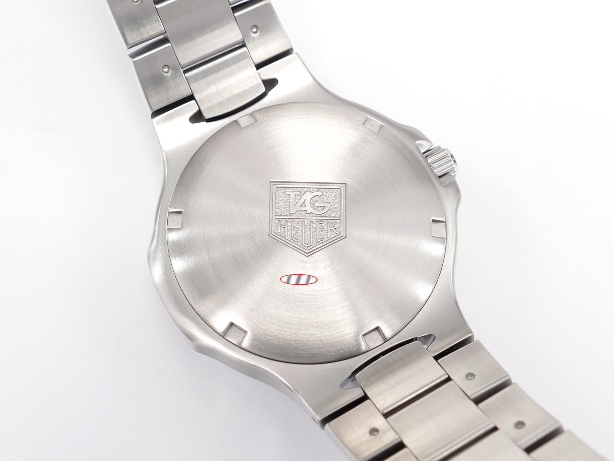 TAG Heuer Kirium WL1013 stainless steel screw down case back