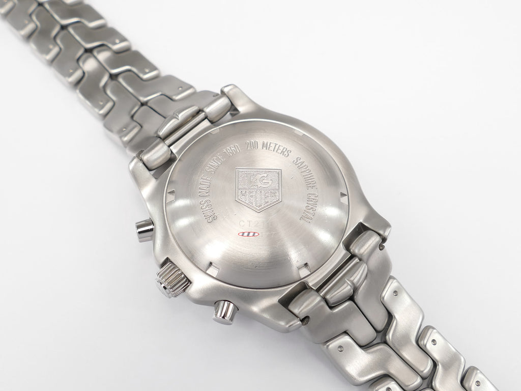 TAG Heuer Link CT2110 stainless steel screw down case back