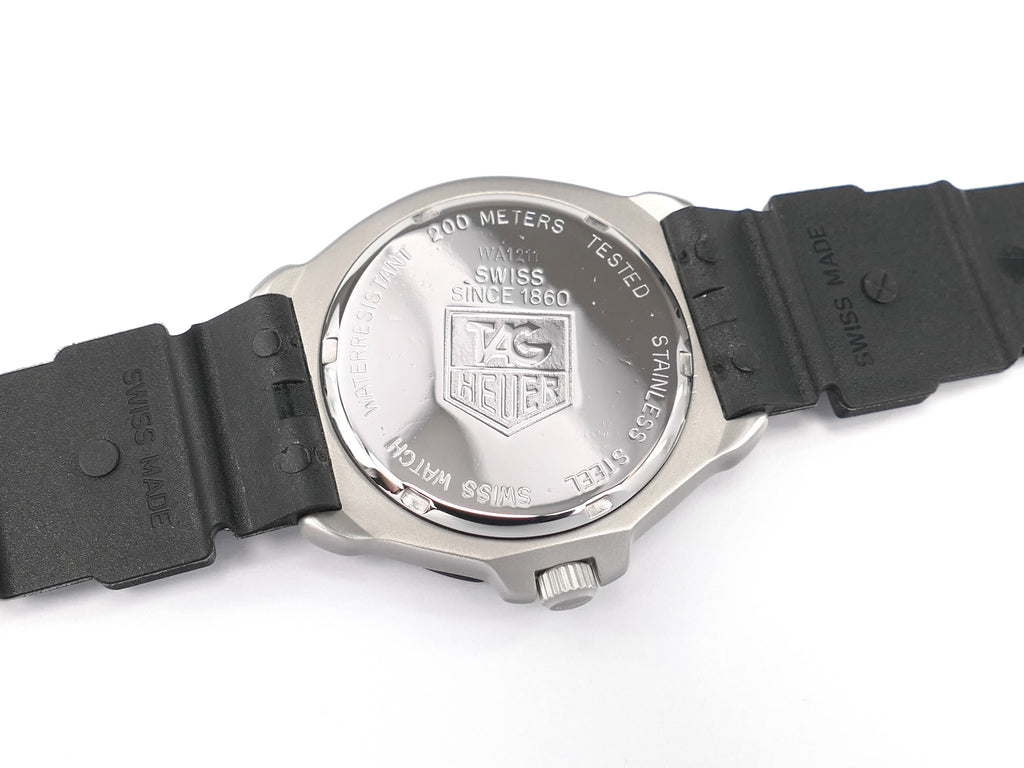 TAG Heuer Formula 1 WA1211 stainless steel screw down case back