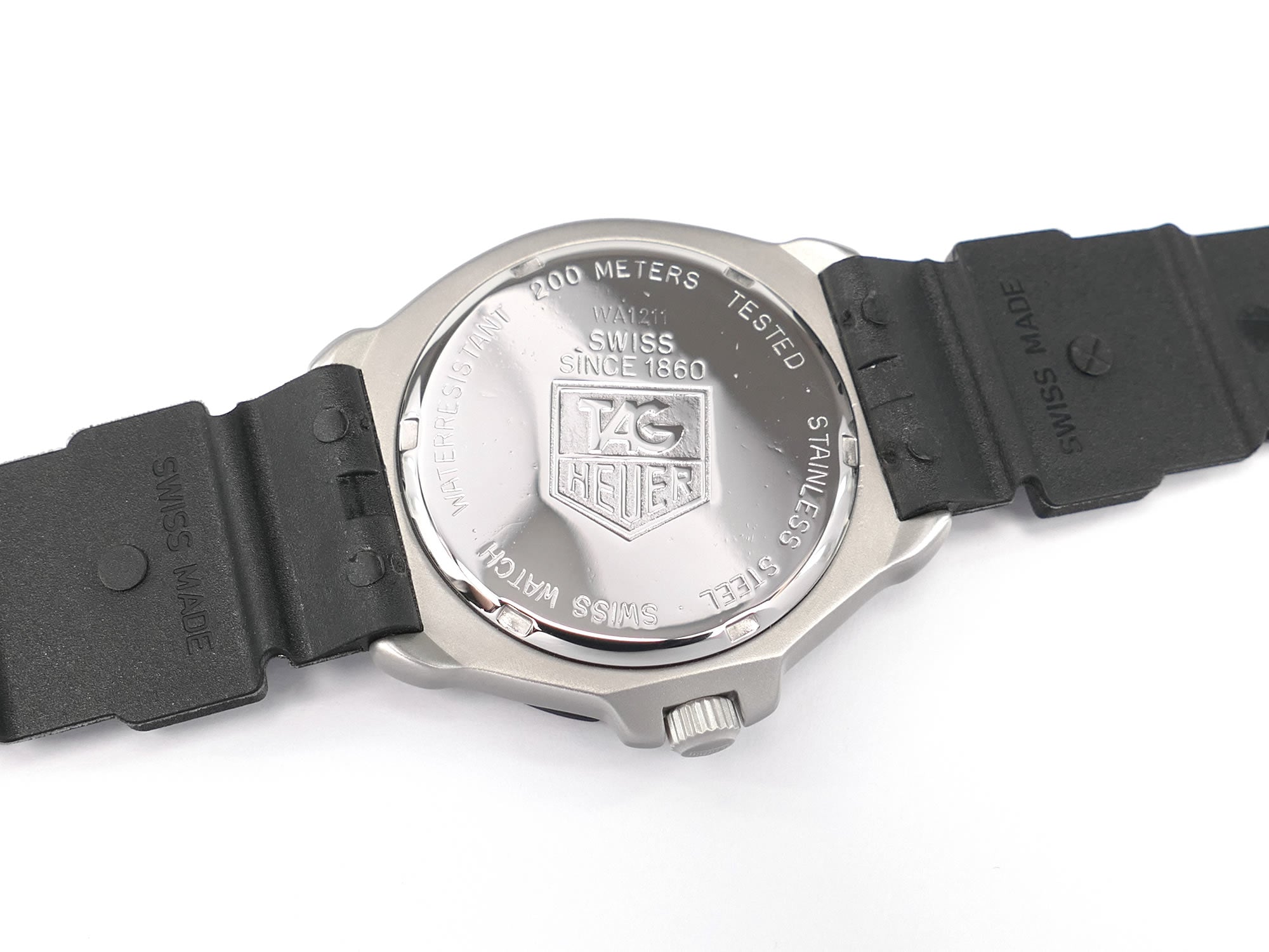 TAG Heuer Formula 1 WA1211 stainless steel screw down case back