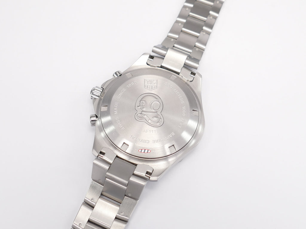 TAG Heuer Aquaracer CAF1111 Stainless steel screw down case back