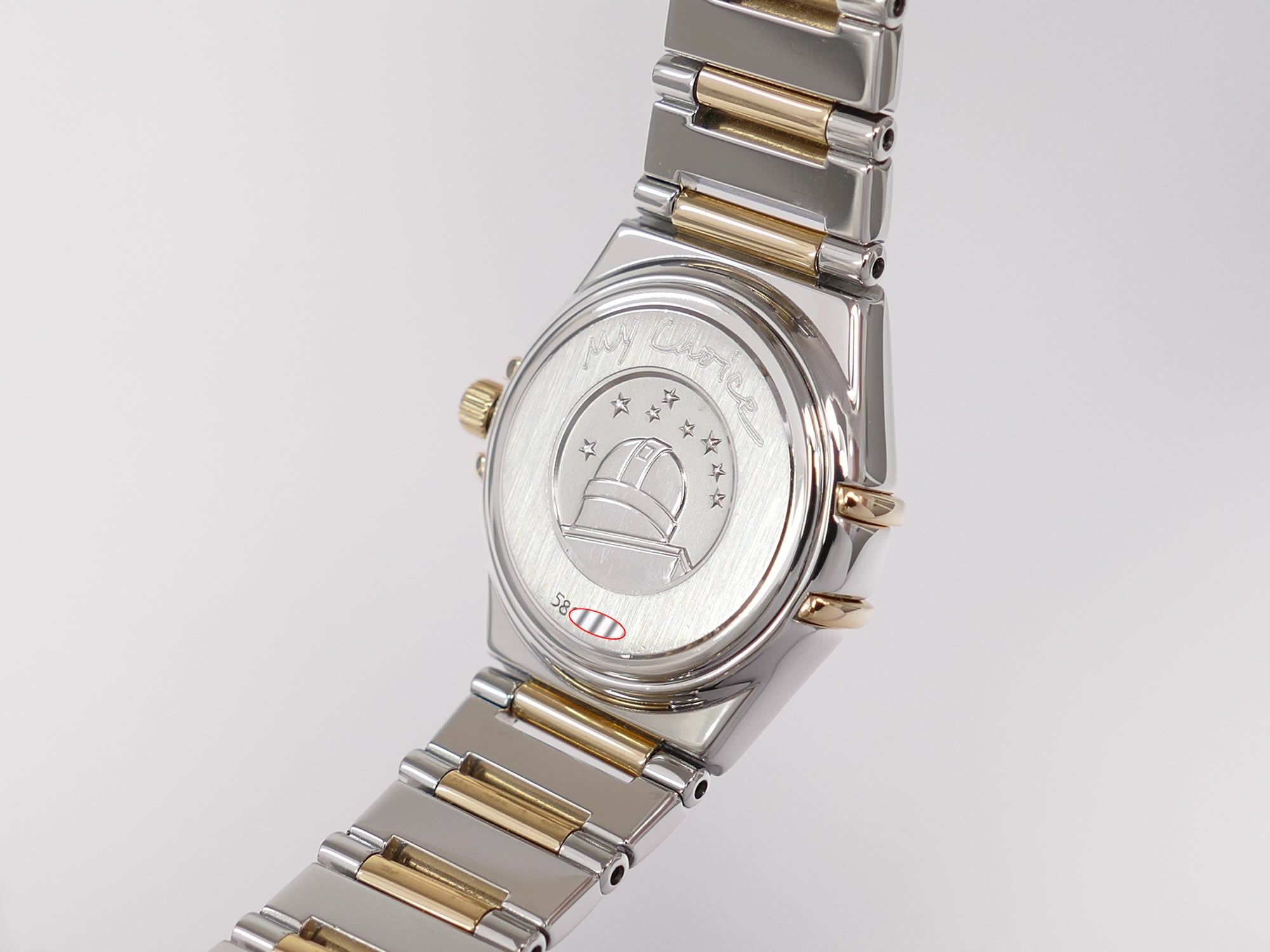 Omega Constellation 1361.71.00 stainless steel observatory case back My Choice