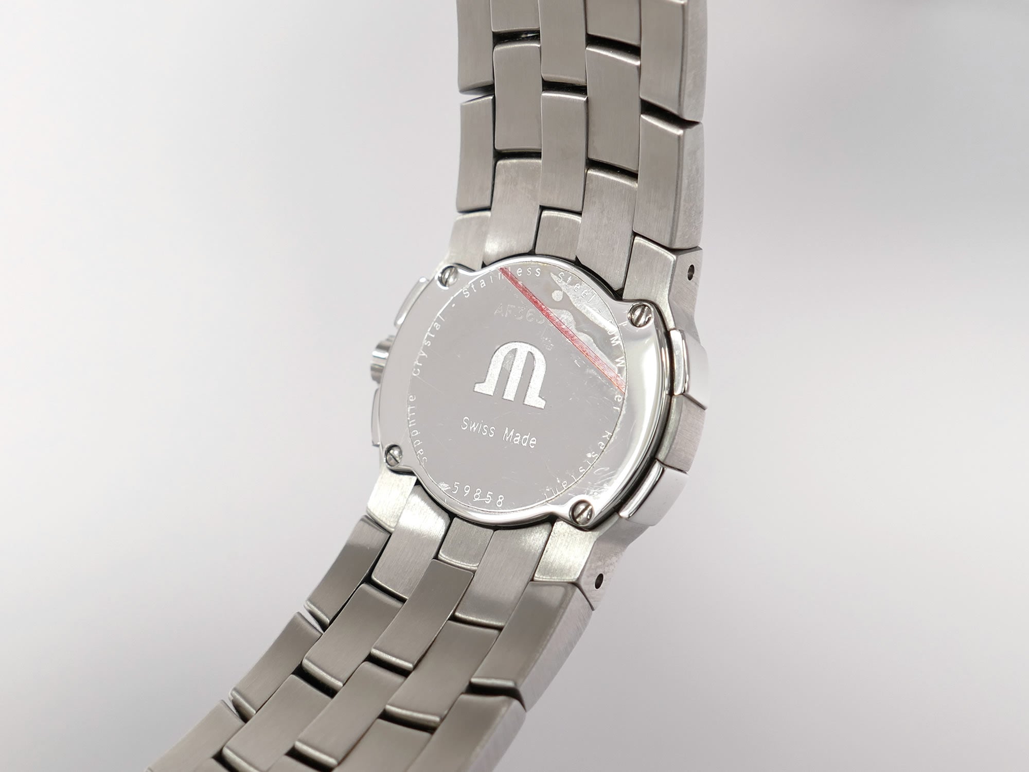 Maurice Lacroix Intuition 59858 Stainless Steel case back