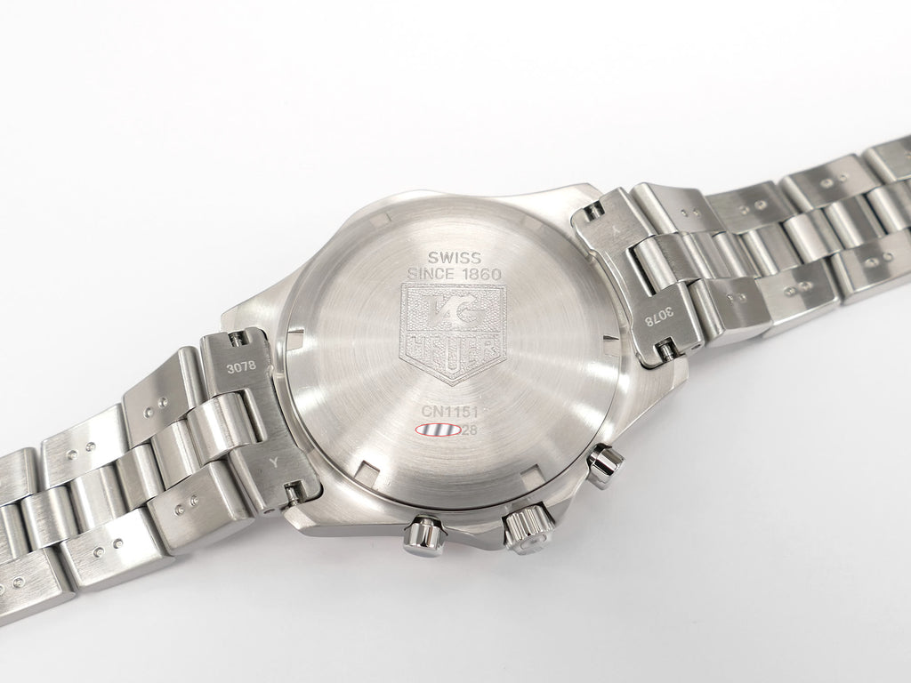 TAG Heuer 2000 Exclusive CN1151 stainless steel screw down case back