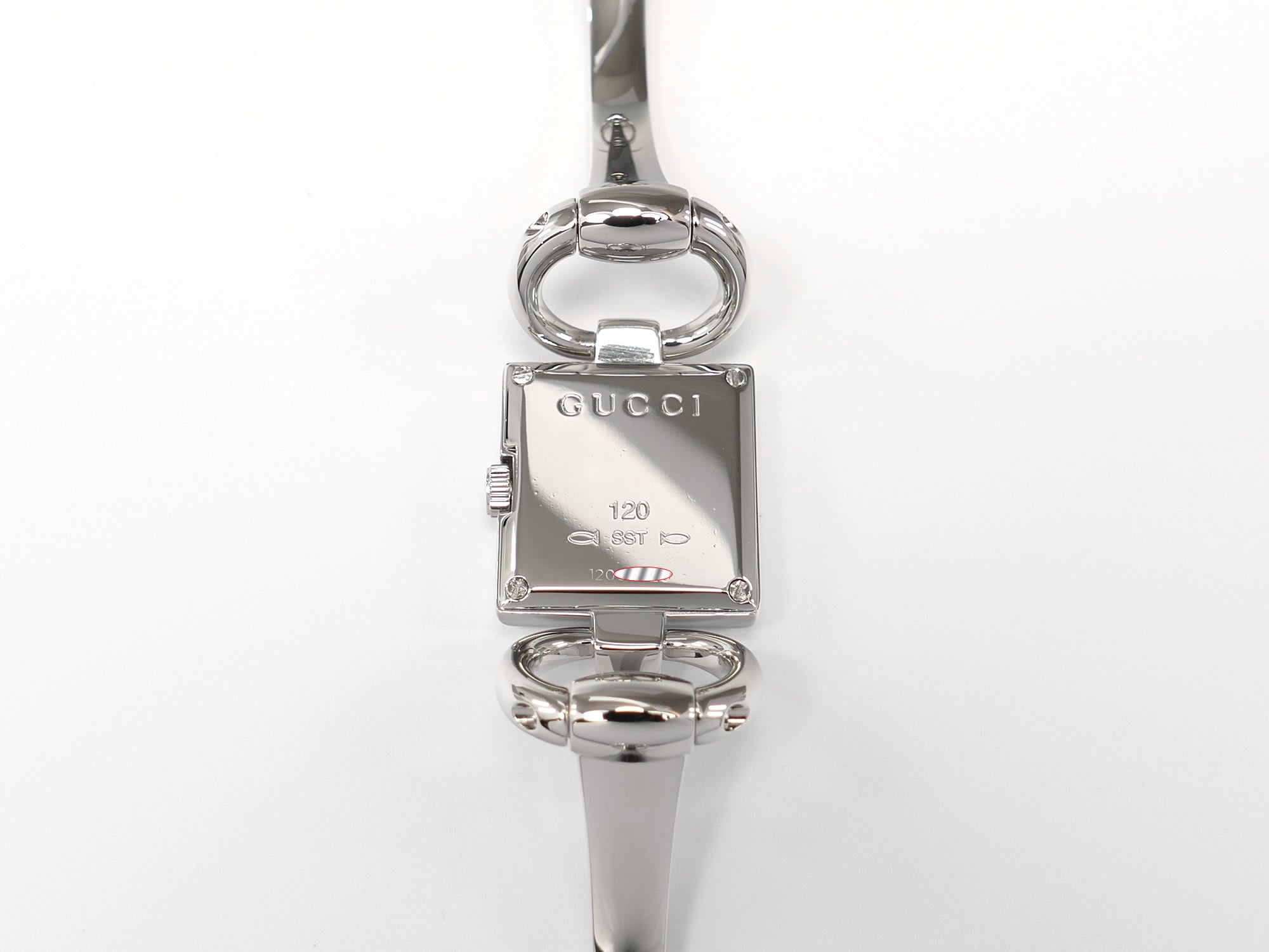 Gucci Tornabuoni 120 Stainless Steel case back
