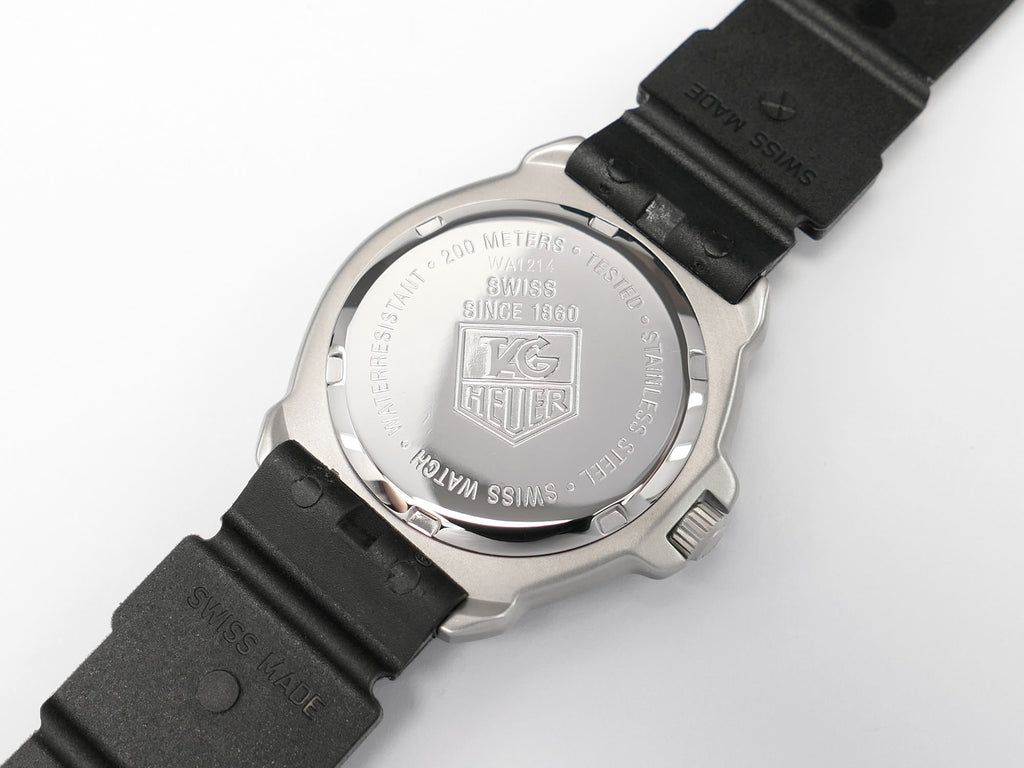TAG Heuer Formula 1 WA1214 stainless steel screw down case back