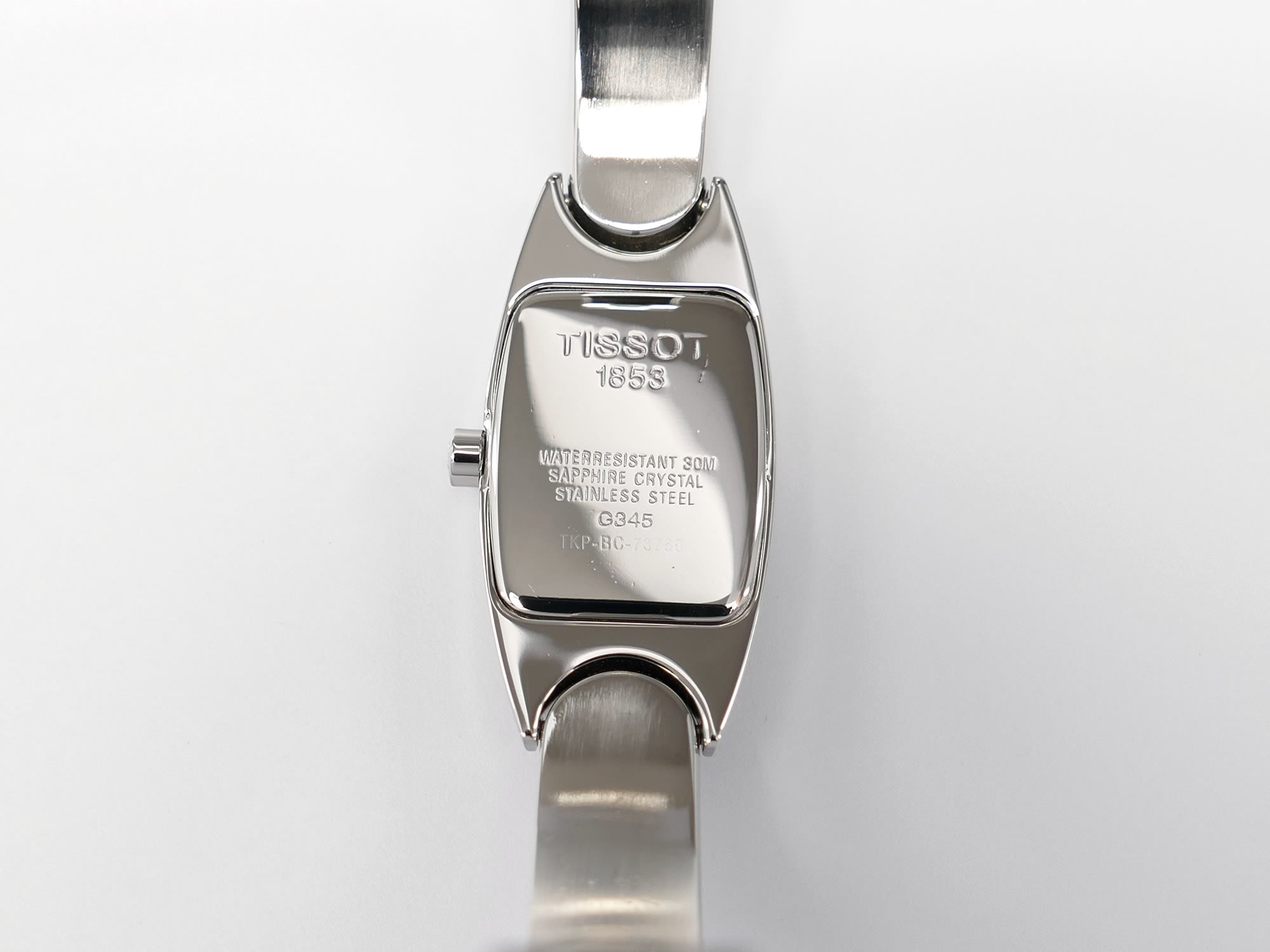Tissot G345 Stainless Steel case back