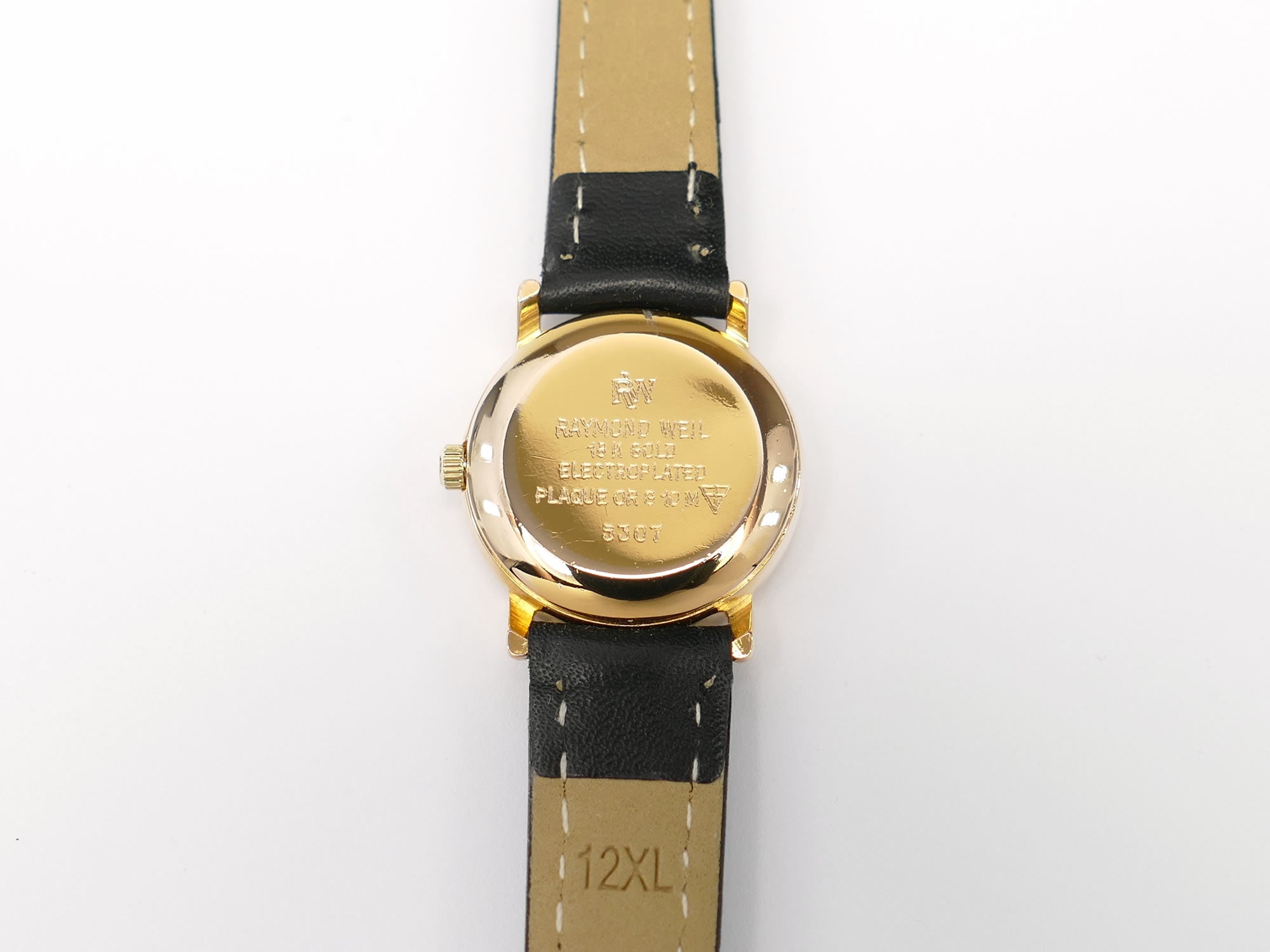 Raymond Weil Traditional 5307 18k Gold Plated case back