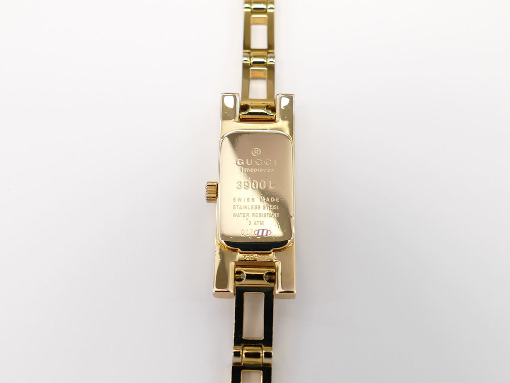 Gucci 3900L 18k Gold Plated case back