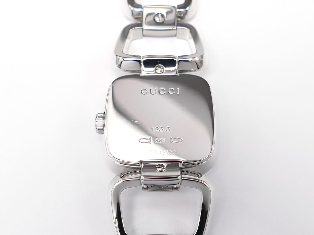 Gucci G 125.5 Stainless Steel case back