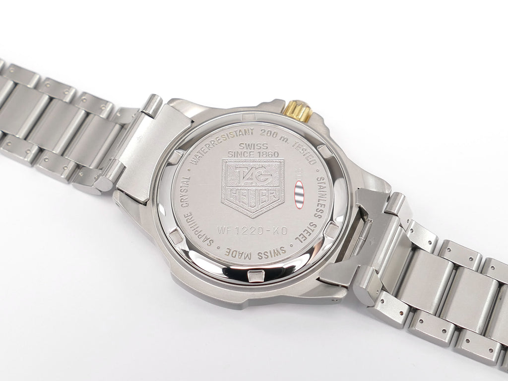 TAG Heuer 4000 WF1220-K0 Stainless Steel screw down case back