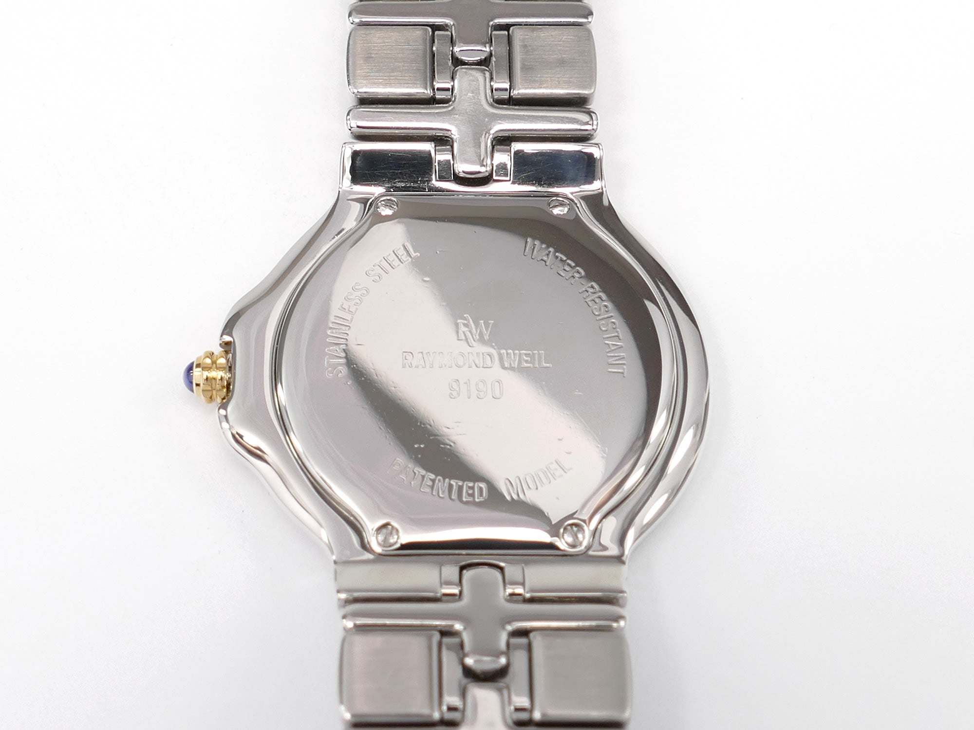 Raymond Weil Parsifal 9190 Stainless Steel case back